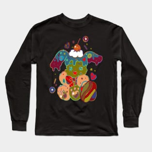 fluffy baby bunny lovers Long Sleeve T-Shirt